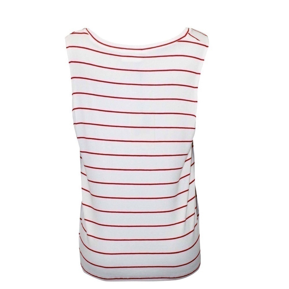 LNA Revolve Fallon V Neck Cutout Ribbed Striped Tank Sleeveless Size Large - Picture 3 of 6